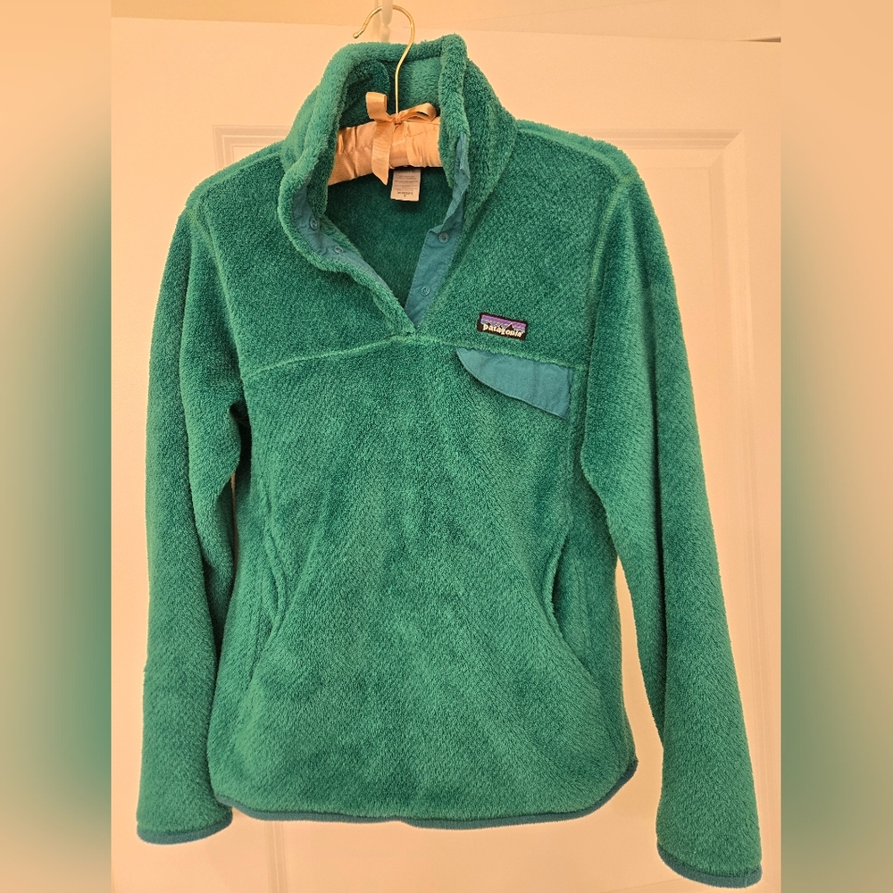 Patagonia Heavyweight Fleece Pullover, S, Green
